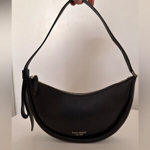Kate Spade Black Pebbled Leather Shoulder Bag